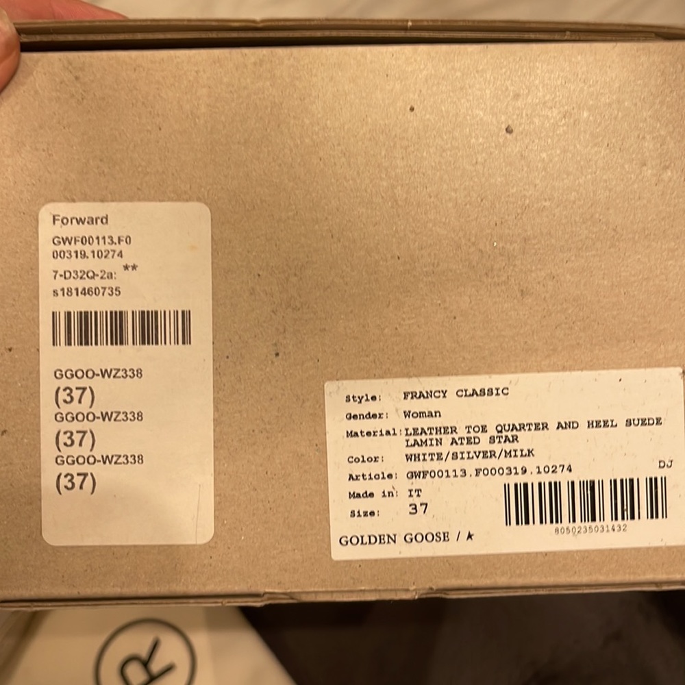 Brand new Golden Goose high tops. Size 37…fits big…more like a 7.5. - Picture 6 of 6